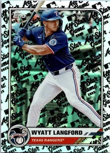 2025 Topps Wyatt Langford All-Star Game #95 Texas Rangers - Bild 1 von 2