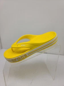 Sandalias CROCS Bayaband Junior Chanclas Cómodas Amarillas Talla 3 - Imagen 1 de 11
