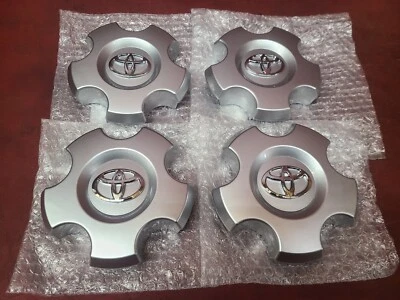 2007-2017 FOR Toyota Tundra Sequoia Center Cap Hubcap Silver 42603-0C070 SET 4 - Image 1 of 4