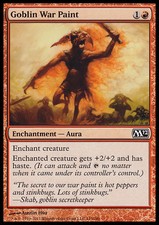MTG 4x Goblin War Paint Painting War Goblin-m12
