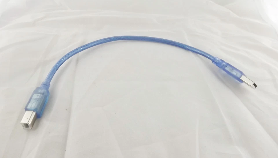 10x USB 2.0 Printer Scanner Cable A Male To B Male Data Transfer Cord Blue 1ft - Image 1 of 1
