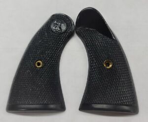 RARE* NOS Colt Police Positive Checkered GRIPS Target w/ Thumb Rest