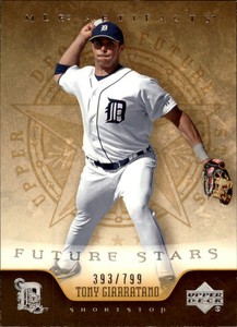 2005 Artifacts Baseball Card #274 Tony Giarratano FS RC/799