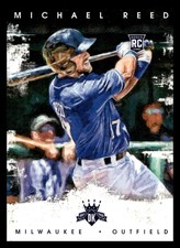 2016 Panini Diamond Kings 173 Michael Reed Brewers  Baseball Card
