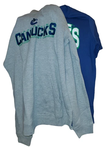Youth XL Vancouver Canucks T-shirt And Hoodie Brand New with Tags Cover