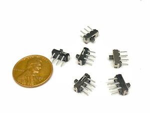 6 Mini 2mm MSS-22D18 Panel Mount 6-pin 2 Positions Slide Switch Actuator PCB C34