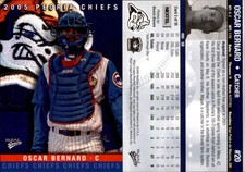 Oscar Bernard 2007 MultiAd Peoria Chiefs #3 Card *AutographDen*