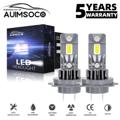 For Chevy Malibu LT Sedan 4-Door 2013-2015 Upgrade LED Headlights High Beam 2x - Image 1 of 4