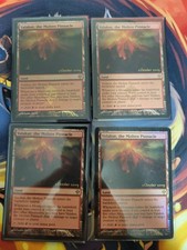 4x Magic the Gathering Valakut the Molten Pinnacle Prerelease Foil Zendikar MTG
