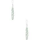  2 PCS Phone Hanging Lanyard Beads Charms Aesthetic Crystals Chain
