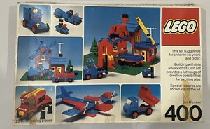 DE COLECCIÓN 1978 LEGO "JUEGO DE CONSTRUCCIÓN UNIVERSAL" #400 SOLO CAJA - Imagen 1 de 9
