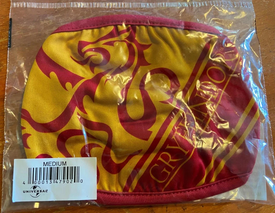 Universal Studios Wizarding World Harry Potter Gryffindor House Face Mask Large