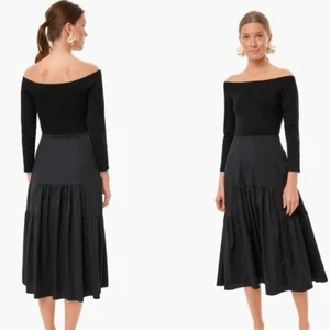 Biesen | NEUES schulterfreies Midikleid von Marissa in Schwarz Größe S - Bild 1 von 11