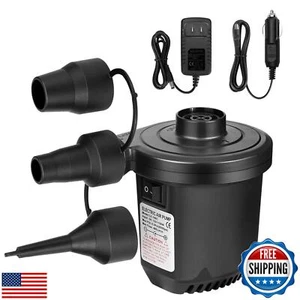 RWSEFK Electric Air Pump Inflatable Portable Quick Air Mattress Pump Air Bed - Picture 1 of 5