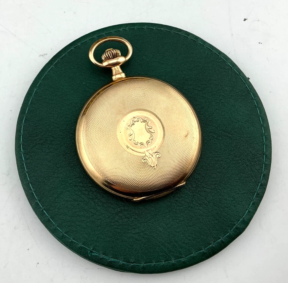 俄罗斯 Imperial SIGMA 56 14K 585 纯金怀表 螺旋宝玑 工作 — 第 1/4 张图片