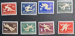 Yugoslavia Scott #461-68 MNH 1956 Olympics - Picture 1 of 2