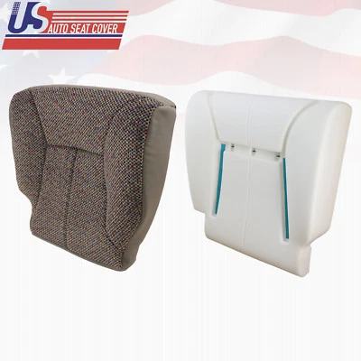 2001 2002 For Dodge Ram SLT Driver Bottom Cloth Seat Cover & Foam Cushion Pad  - Image 1 of 4