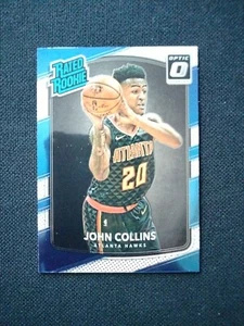 2017 Donruss Optic 182 John Collins Atlanta Hawks bewertet Rookie RC A1 - Bild 1 von 2