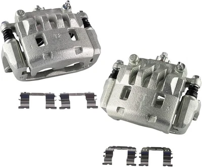 TRQ Front Brake Caliper Set for Select 2003-2010 Subaru Models - Image 1 of 4