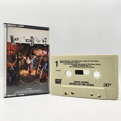 David Bowie Never Let Me Down Cassette 1987 EMI RCA Music Club C174212 - Image 1 of 4