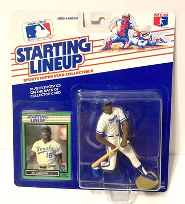 Case Fresh Bo Jackson Clean Starting Lineup Rookie Figure 1989 Royals MLB Kenner - Image 1 of 4