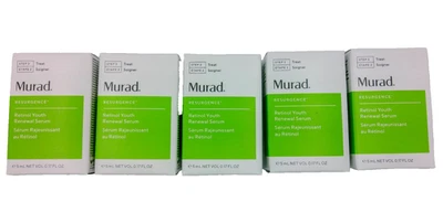 Murad Retinal Youth Renewal Serum Travel Size 5 ml/0.17 fl oz NIB [5 Pack] - Image 1 of 4