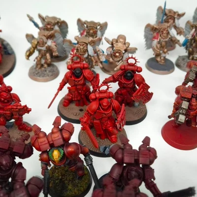 Warhammer 40k Blood Angels Ejército Lote Marines Espaciales Juegos Taller Foto 1 de 4