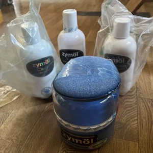 lot 4 Zymol HD Cleanse Pre-Wax Cleaner & Carbon Wax Combo Kit auto bathe vinyl - Picture 1 of 12
