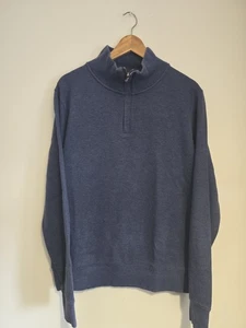 GANT 1/4 Zip Pullover dunkelblau mittel bestickt - Bild 1 von 12