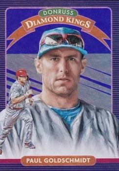 Paul Goldschmidt 2020 Donruss #25 Holo Blue St. Louis Cardinals - Image 1 of 2