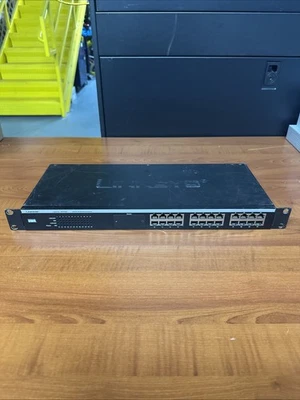 Linksys by Cisco EF3124 24-Port 10/100 Ethernet Switch, NO PWR CORD - Image 1 of 4