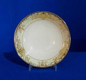 Noritake 175 Soup Bowl Coupe AKA Christmas Ball Gold Japan Blue Mark - Picture 1 of 5