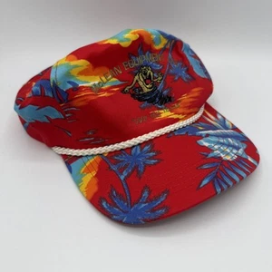 Vintage Hut Erwachsene Einheitsgröße Hawaii Taz Looney Melodie Seil Hut Business Werbung - Bild 1 von 7