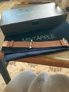 Apple Watch Strap Mintapple Milanese band 42/44/45mm bnib - Picture 1 of 7