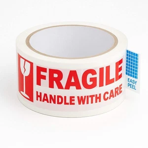 Iberplace Pack – Cinta adhesiva de embalaje “FRAGILE” | Variantes 1–72 rollos | - Picture 1 of 19