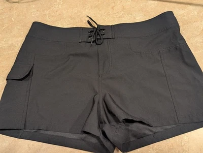 JAG Black Cargo Board Swim Shorts Size Large Black - Image 1 of 4