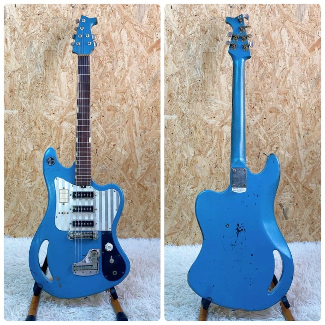 Tesco TG-64 Vintage 1965 テスコ TG-64 レッド エレキギター 3