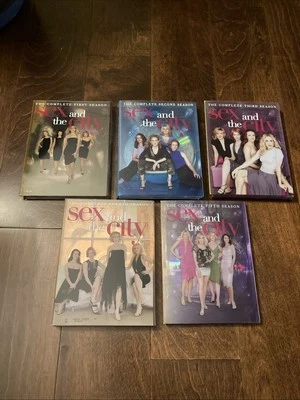 SEX AND THE CITY TV Series DVD Lot Complete Series Seasons 1-5 Sarah Jessica - Image 1 of 4