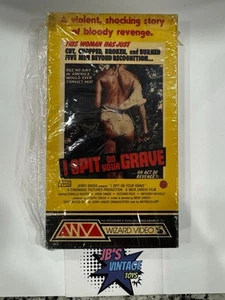 I Spit On Your Grave - 1978 VHS - 80's Cult Horror - Wizard Double Flap Slasher - Picture 1 of 7