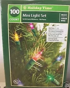 NEW CHRISTMAS 3 Strands Multi Color Light Sets - Picture 1 of 1