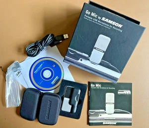 Samson Go Mic Portable USB Condenser Microphone Complete in Box Pre-Owned - Picture 1 of 7
