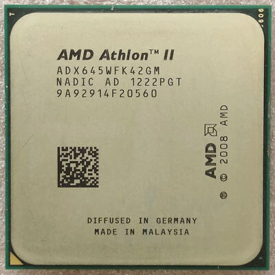 AMD Athlon II X4 645 Quad Core Processor 3.1 GHz Socket AM2+/AM3 95W CPU - Image 1 of 2