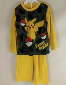 Pokemon Boys Long Sleeve Top and Pants Pajama Set, 2-Piece Medium Size 4/5 - Picture 1 of 8