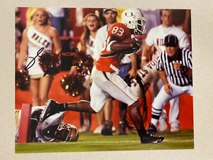 Sinorice Moss signed MIAMI HURRICANES 8 X 10 photo - Picture 1 of 1