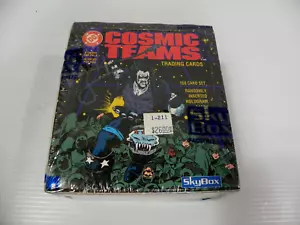 Vintage 1993 Skybox DC Comics Cosmic Teams Trading Cards Sealed Box - Picture 1 of 9