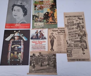 1965 Royal Marines British Tournament & Tattoo Magazines MSG Event Stubs +Flyers - Picture 1 of 17