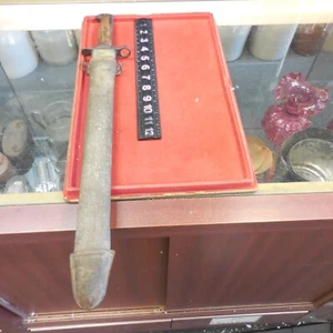 RARE 1906 SA SPRINGFIELD BAYONET & LEATHER & STEEL SCABBARD - Picture 1 of 20