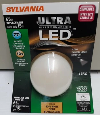 Sylvania 65W Ultra High Performance LED Replacement Flood Lamp (F1D1) - Image 1 of 3