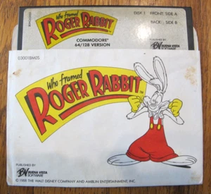Who Framed Roger Rabbit - Commodore 64/128 C64 - Disc Only - Untested - Bild 1 von 2