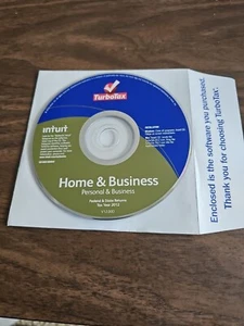 Intuit TurboTax Home & Business 2012 Federal & State Returns for Windows and MAC - Picture 1 of 1
